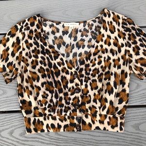 Pacsun LA HEARTS Cheetah Top